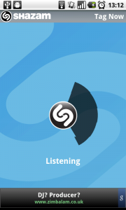 Shazam Listening